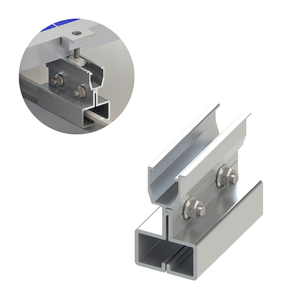 UISOLAR-Abrazadera metálica para techo solar, fijación de paneles solares, abrazadera de componentes de aluminio para techo solar - Product Image 5