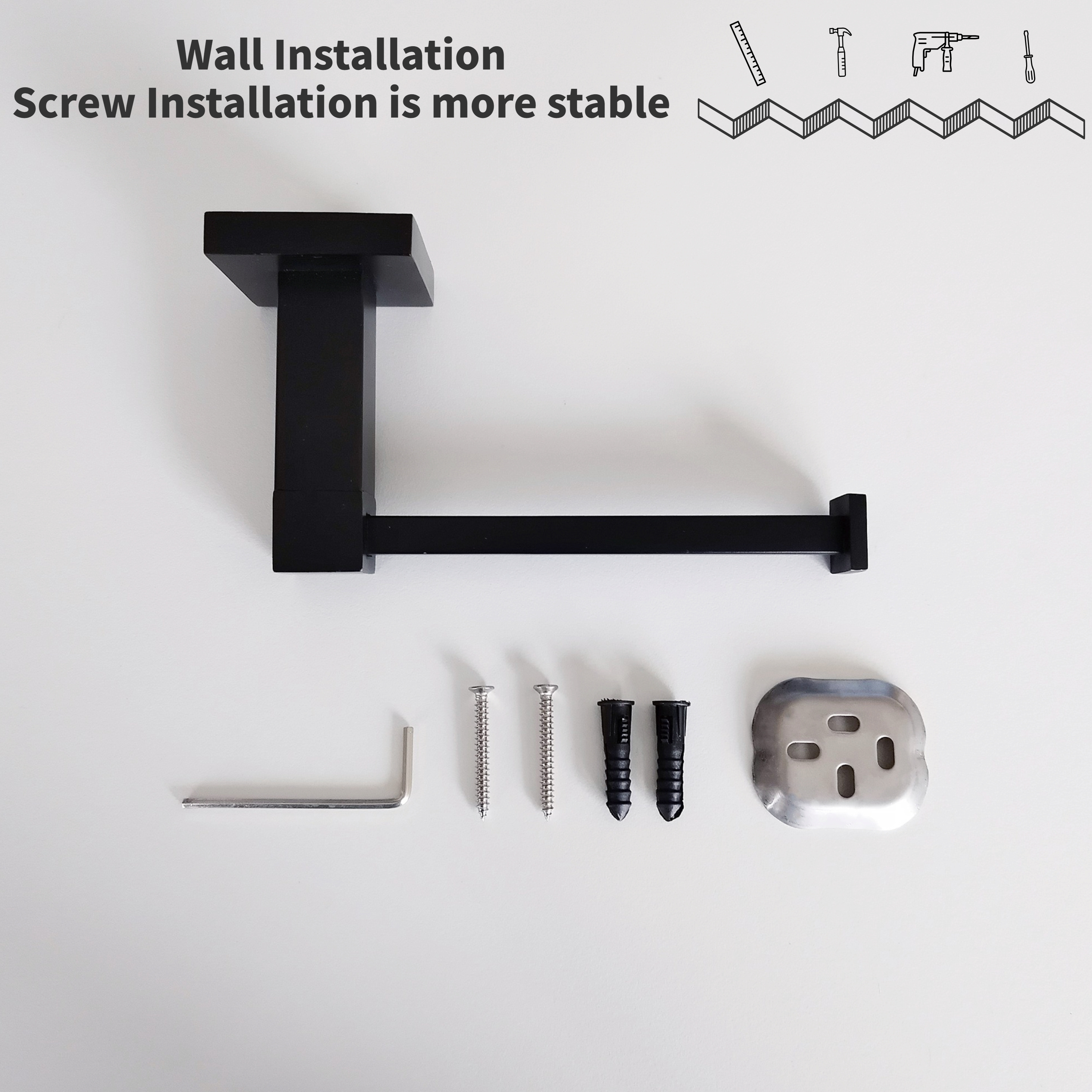 Bathroom Silver Spare Toilet Roll Holder Polished Nickel Toilet Tissue Holder