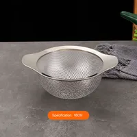 Panier de cuisine à trous denses en acier inoxydable pour le lavage du riz Panier à légumes Passoire étanche