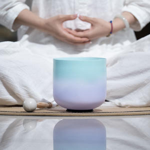 Bol chantant en quartz de haute pureté Jinfang pour la thérapie musicale, cristal Chakra avec mallette et sac de transport offerts - Product Image 4