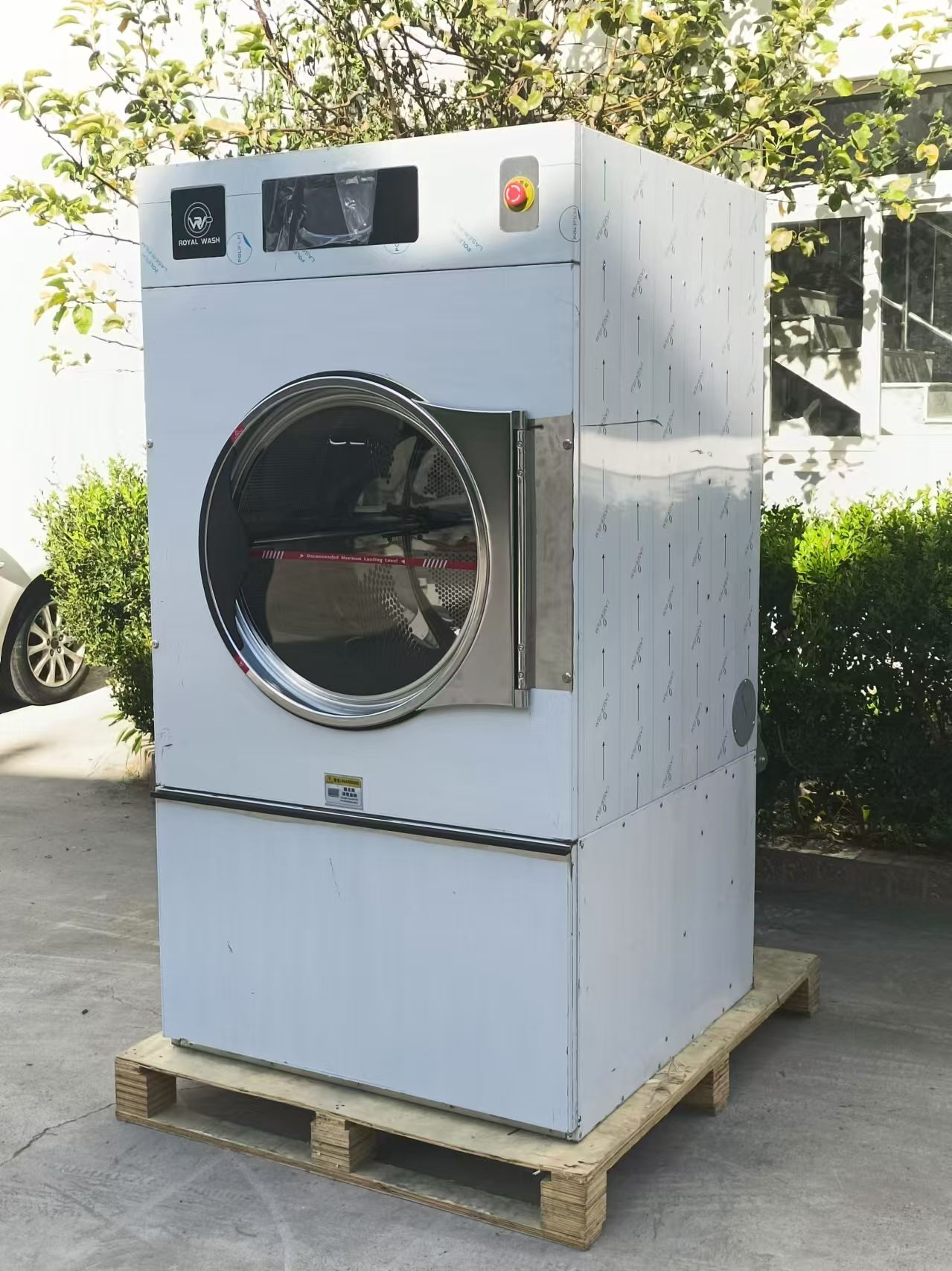 33kg Automatic Stainless Steel Dryer Machine Electric Steam Dry Cleaning  for Hotels 220v