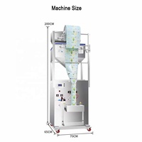 Wholesale New Multifunctional Doublehead Sugar Filling Coffee Beans Weighing Packing Machine 500g 1000g With High Quality
