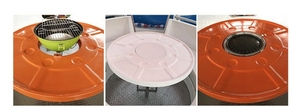Motor eléctrico Donut BBQ Boat China Supply Precio bajo Hotel <span class=keywords><strong>Restaurant</strong></span> <span class=keywords><strong>Friends</strong></span> Gathering Supplies Water Rides Donut - Product Image 3