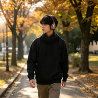 Headphone Over-Ear Baru dengan Peredam Kebisingan, Cat Metalik, Baterai 350mAh, untuk Aktivitas Luar Ruangan