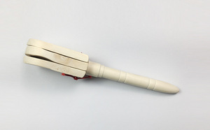 Castagnettes en bois espagnoles avec poignée pour enfants, instrument de percussion OEM en gros, directement de l'usine - Product Image 3