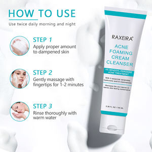 Nettoyant visage en marque propre, traitement <span class=keywords><strong>de</strong></span> l'acné, <span class=keywords><strong>peroxyde</strong></span> <span class=keywords><strong>de</strong></span> <span class=keywords><strong>benzoyle</strong></span>, nettoyant facial aux acides aminés pour peaux sensibles - Product Image 5