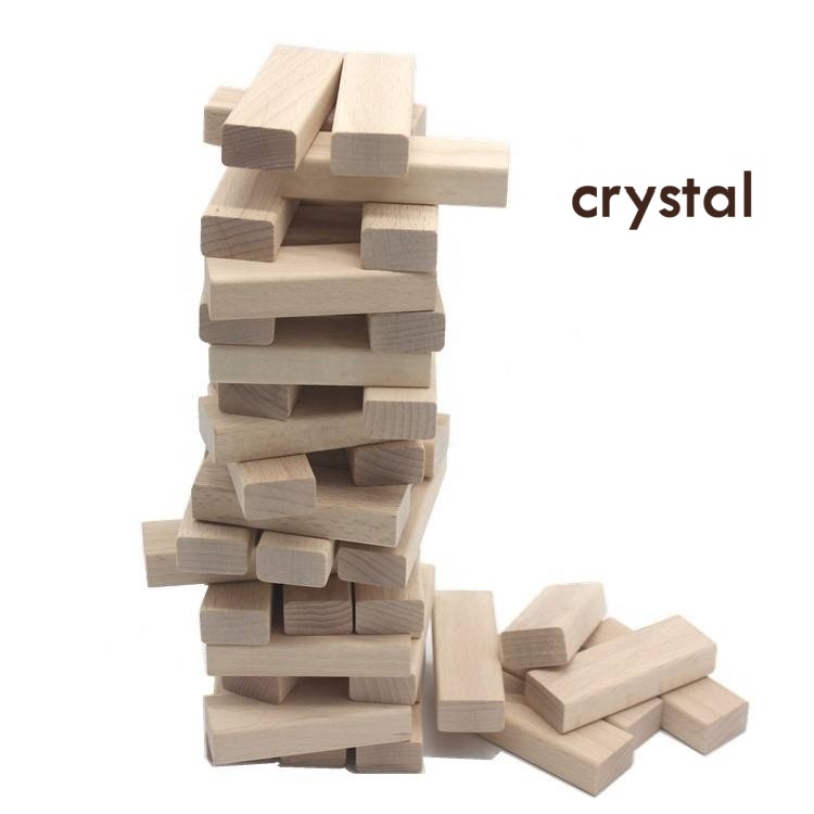 Crystal High Quality Custom Tumbling Wooden
