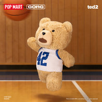 Peluche Ours Teddy Articulé TED2 Co-marqué POOPMART – Jouet en Peluche Doux et Tendance pour Décoration de Bureau – Cadeau Premium
