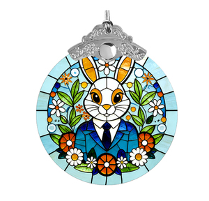 Customized Luxury Christmas Ornaments Glass Pendant Factory Wholesale High Quality <b>Environment</b>-Friendly Crystal Glass Blank - Product Image 3