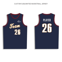 Camiseta de Baloncesto de Malla Transpirable Birdseye de 180 GSM, de Secado Rápido y Absorción de Humedad, Personalizable al por Mayor