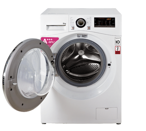 Lave-linge automatique à prix avantageux, 9 kg, moteur en acier inoxydable, A+++, haute efficacité, lavage à la vapeur, lavage rapide en 30 minutes - Product Image 1