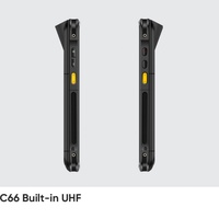 Lecteur RFID portable C66 ABS, lecteur et graveur de cartes UHF avec 4G/WiFi/distance de lecture jusqu'à 3 m, Android 13 OS