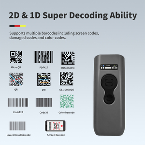 Base de charge H-1800D, scanner de codes-barres 2D QR 1D de poche, scanner pour entrepôt, logistique de détail, lecteur sans fil - Product Image 3