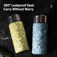 Bouteille d'eau en titane légère de haute qualité 200 ml, pour l'extérieur, le bureau, les voyages, à double paroi, isolée sous vide