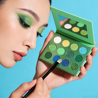 Grosir Eyeshadow OEM/ODM 15 warna eyeshadow glitter palet eyesahdow kustom vegan kosmetik