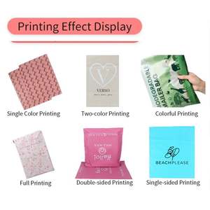 Sac d'expédition rose compostable express, pochette en polyéthylène LDPE, logo personnalisé, adhésif auto-scellant, sac de courrier en plastique - Product Image 6