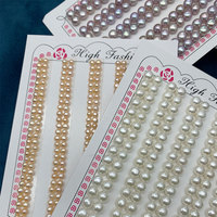 Perles de culture d'eau douce plates et demi-percées en gros pour la fabrication de bijoux 1776194