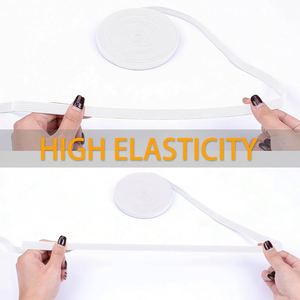 Banda Elástica de Goma de 1/2 Pulgada para Coser, Cordón Blanco de Alta Elasticidad para Prendas, Bolsos y Zapatos - Product Image 3