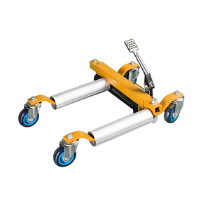 Chariot hydraulique professionnel à quatre roues avec vérin de positionnement pour outils mécaniques - Product Image 5