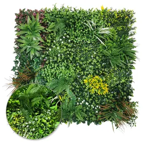 Artificial Grass Plastic Privacy Scree ivy rolls vine privacy fence wall for Outdoor Decor Garden Artificial Boxwood Hedge Panel