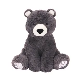En ucuz nokta oyuncak ayı beyaz kahverengi kazak peluş ayı oyuncak ayı çocuk peluş oyuncak hediye