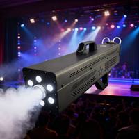 MINSENFX Pistolet à fumée portable à main en fer 1700W 8-10M Distance de pulvérisation pour DJ Mariage Discothèque Soirée Machine à fumée