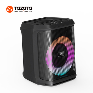 โรงงานขายส่ง 120W IPX4 ลำโพงบลูทูธกันน้ำพร้อมไมโครโฟนไร้สายในตัว 2 ตัวสเตอริโอเบสทุ้มลึกปาร์ตี้กลางแจ้งคาราโอเกะ Au - Product Image 6
