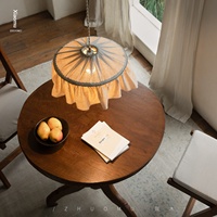 Lustre tissé en lin et fer, style Wabi-Sabi japonais, 220V, pour salon, lampe d'ambiance de chevet pour hôtel et gîte