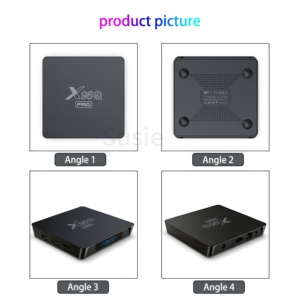 Boîtier TV <span class=keywords><strong>4K</strong></span> le plus populaire au monde, stable, Quad Core X96q Pro avec streaming multilingue de films et séries, décodeur premium - Product Image 3