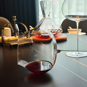 2025 estilo europeo OEM en forma de tulipán 680ml copa de vino tinto de cristal moderna copa de cristal logotipo personalizado decoración de boda de cristal - Product Image 4