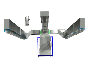 पेशेवर औद्योगिक कम शोर वाला पंखा ठंडी हवा ड्रायर मशीन