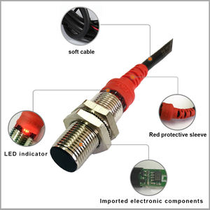 Kustom M12 <span class=keywords><strong>Sensor</strong></span> jarak induktif saklar jarak silinder PNP No <span class=keywords><strong>3</strong></span>-Wire - Product Image 5
