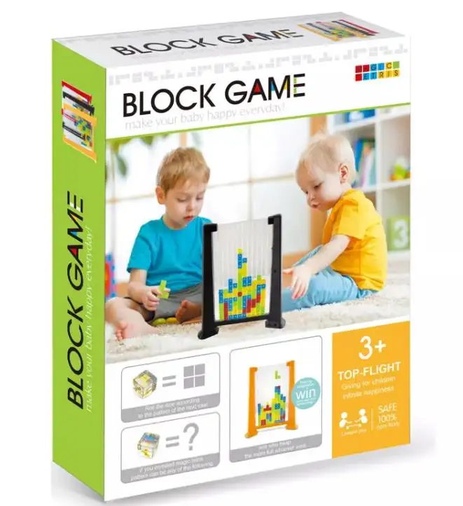 Детский 3d магический куб, русский строительный блок, головоломка для упражнений, логическое мышление, настольная игра, игрушки