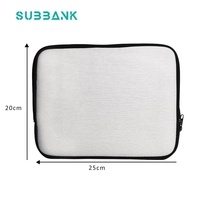 Housse d'ordinateur portable Subbank de haute qualité en néoprène imperméable, personnalisable avec logo, pour ordinateurs portables de 8 à 15 pouces, sac de protection portable