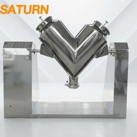 Mélangeur de poudre en acier inoxydable de qualité alimentaire pour l'industrie agroalimentaire, moteur pour le mélange de protéines/détergents en poudre, automatique et multifonctionnel