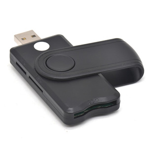 USB 2,0 lector de tarjetas inteligentes Micros SD/TF memoria ID Banco EMV electrónico DNIE Dni Citizen <span class=keywords><strong>Sim</strong></span> Cloner conector adaptador - Product Image 1
