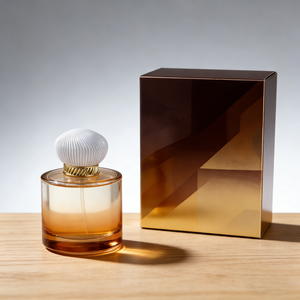 Nuovo Arrivo: Flaconi Vuoti per <span class=keywords><strong>Profumo</strong></span> in Vetro Ambrato Rotondi da 50ml e 100ml con Confezione Scatola - Product Image 2