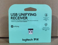 Récepteur Logitech Unifying Technologie sans fil 2.4 GHz Prise USB Compatible avec tous les appareils Logitech Unifying K780 M330 M720