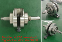 Modification personnalisée d'usine Cg125 Cg150 Cg175 Cg200 Cg250 Cg300 Cg400 vilebrequin de moteur de moto