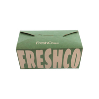 Caja Bento de Papel Kraft con Logotipo Personalizado, 5 Compartimentos, para Preparación de Comidas de Sushi, Ecológica, con Laminado Mate, para Llevar