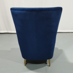<span class=keywords><strong>Fauteuil</strong></span> luxe de style moderne et contemporain, pour vip, à dossier haut, en velours <span class=keywords><strong>vert</strong></span>, avec ailes - Product Image 4