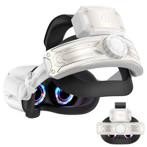 <span class=keywords><strong>Sangle</strong></span> de Tête de Recharge <span class=keywords><strong>pour</strong></span> Meta <span class=keywords><strong>Quest</strong></span> <span class=keywords><strong>2</strong></span> en Matériaux ABS et Éponge, Équipée d'une Batterie de 5200 mAh, Accessoire de Jeu VR - Product Image 1