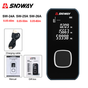 Industrial 40m/60m Portable Rechargeable Lithium Mini Handheld OEM/ODM Black <b>Light</b> Range Finder Laser Meter - Product Image 6