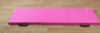 Tapis d'exercice pliable à trois volets épais pour usage domestique avec poignées de transport, matériau vinyle, garantie 1 an, marque WINXIANG