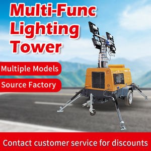 Torre de Iluminación LED Solar y Diésel de 9M, Proveedor Oficial para Construcción y Minería, para Sitios de Construcción y Minería - Product Image 5