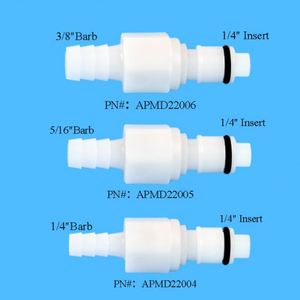 Coupez les raccords barbelés de tuyau en plastique POM Connecteurs rapides droits mâles Coupleurs de déconnexion - Product Image 4