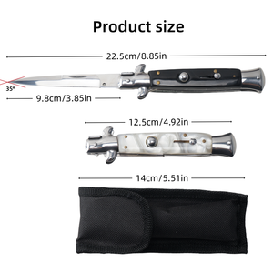 Cuchillo plegable de supervivencia D2 personalizado al por mayor, hoja de acero, aventura en la jungla, duradero, el mejor cuchillo plegable. - Product Image 6