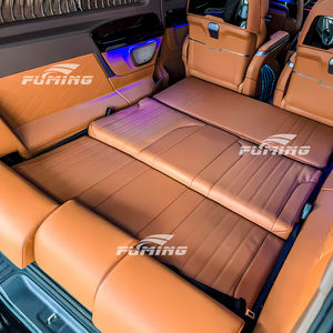 Accesorios de Mejora de Lujo para Mercedes-Benz Vito Sprinter Clase V, Asiento Aero de Cuero PU, Tercera Fila, <span class=keywords><strong>Sofá</strong></span> <span class=keywords><strong>Cama</strong></span> Plegable - Product Image 5