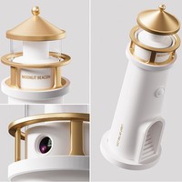 Creative petite lampe de table LED veilleuse HFBH HFBH musique atmosphérique haut-parleur corps capteur décor à la maison télécommande
