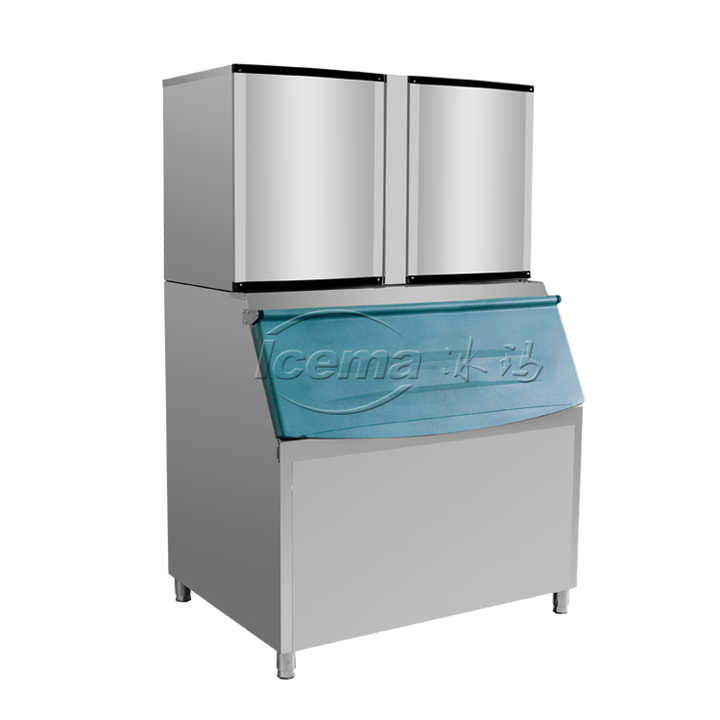 1000 Kg per Day Commercial Ice Cube Maker Machine - Automatic